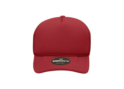 Decky -7010 - Youth 5 Panel Mid Profile Structured Foam Trucker, Kids Foam Trucker Hat, Mesh Back - MAD Merch USA