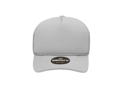 Decky -7010 - Youth 5 Panel Mid Profile Structured Foam Trucker, Kids Foam Trucker Hat, Mesh Back - MAD Merch USA