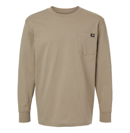 Dickies Men's Traditional Heavyweight Long Sleeve T-Shirt - WL50 - MAD Merch USA