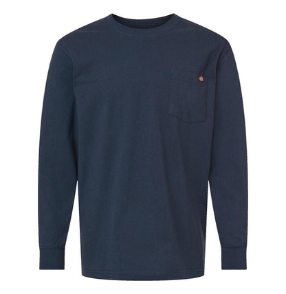 Dickies Men's Traditional Heavyweight Long Sleeve T-Shirt - WL50 - MAD Merch USA