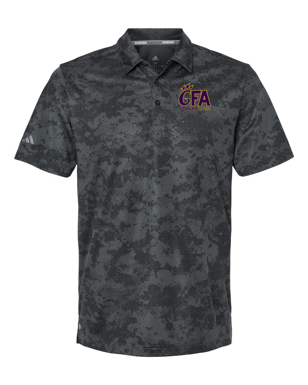 GFA Adidas Men's All Over Camo Print Polo - MAD Merch USA