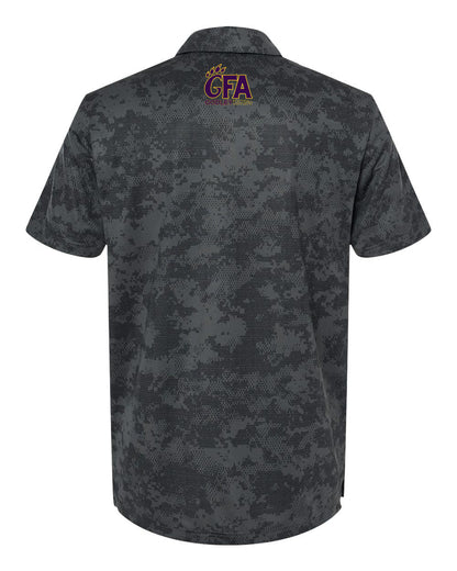GFA Adidas Men's All Over Camo Print Polo - MAD Merch USA