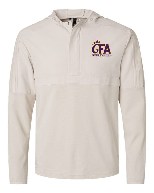 GFA Adidas Men's Half-Zip Hooded Anorak – GFA Logo - MAD Merch USA