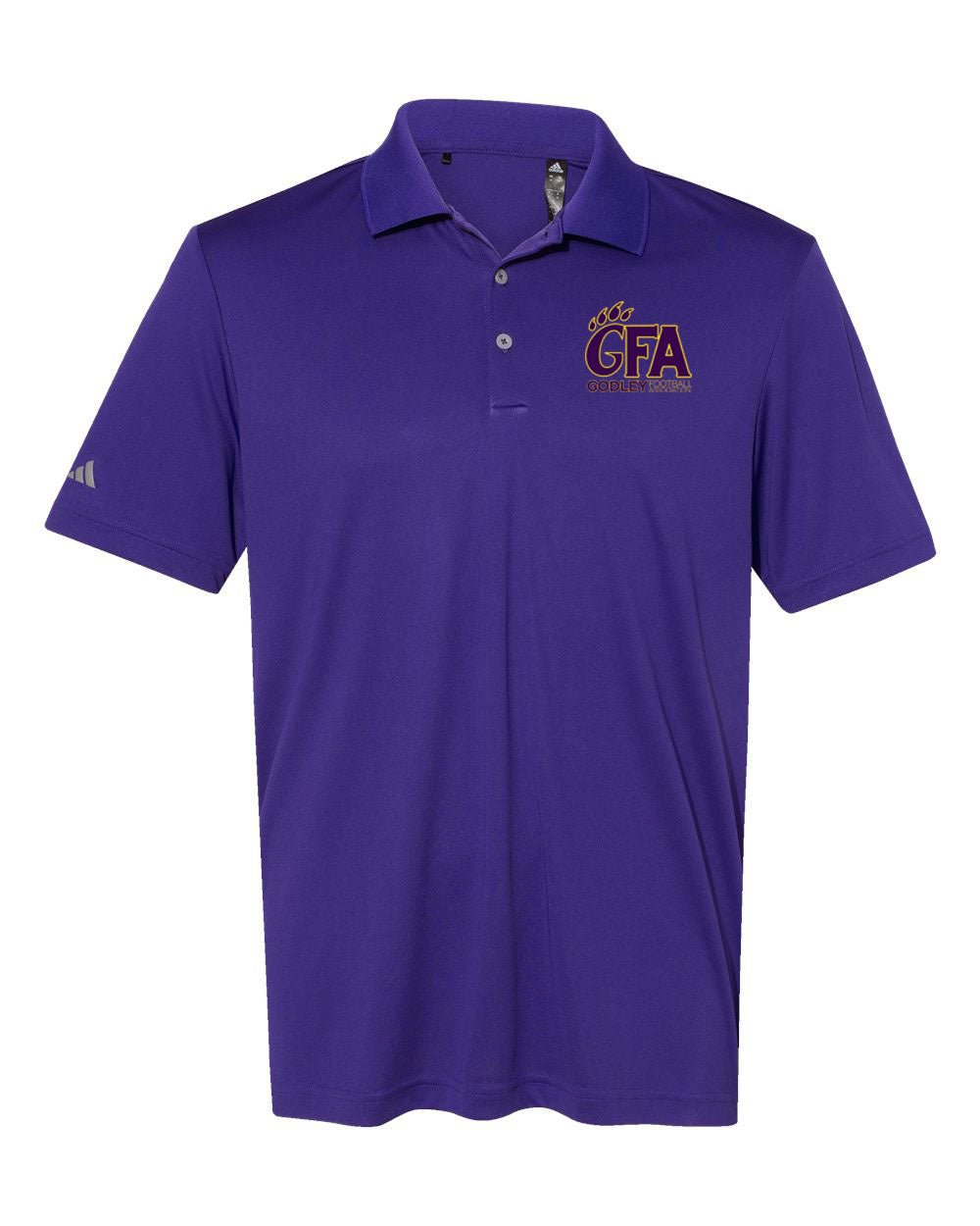 GFA Adidas Men's Performance Polo - MAD Merch USA