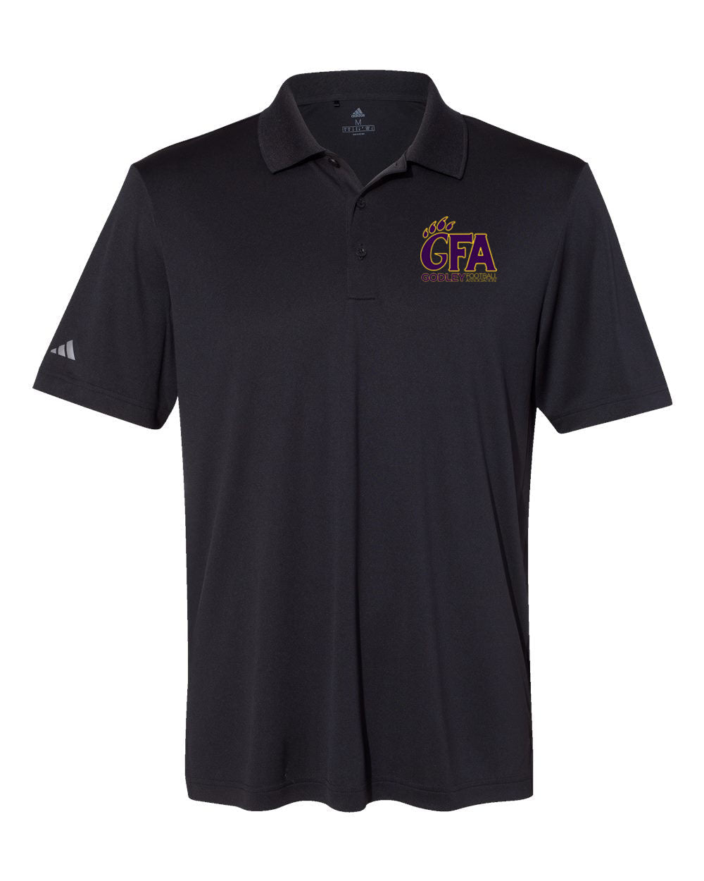 GFA Adidas Men's Performance Polo - MAD Merch USA
