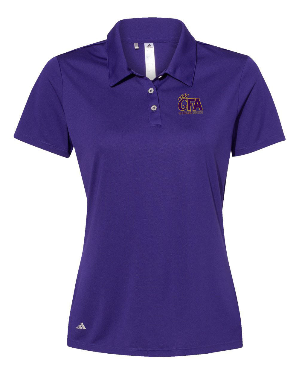 GFA Adidas Women's Performance Polo - MAD Merch USA