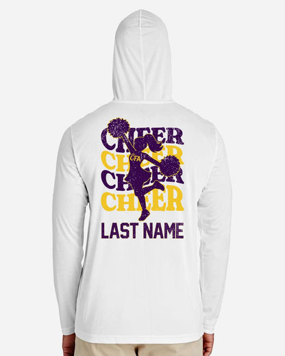 GFA Adult Personalized Cheer Performance Hooded Shirt - MAD Merch USA