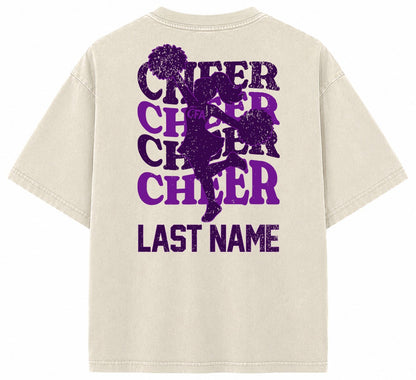 GFA Adult Personalized Cheer Vintage Acid Wash T-Shirt - MAD Merch USA