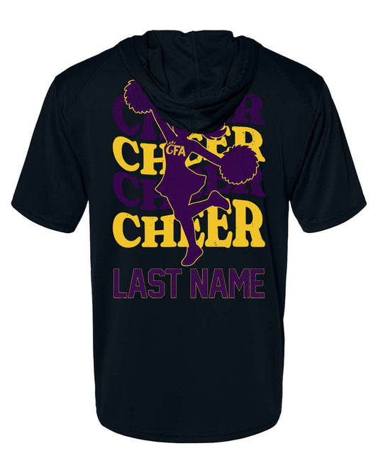 GFA Custom Cheer Performance Hooded T-Shirt - MAD Merch USA