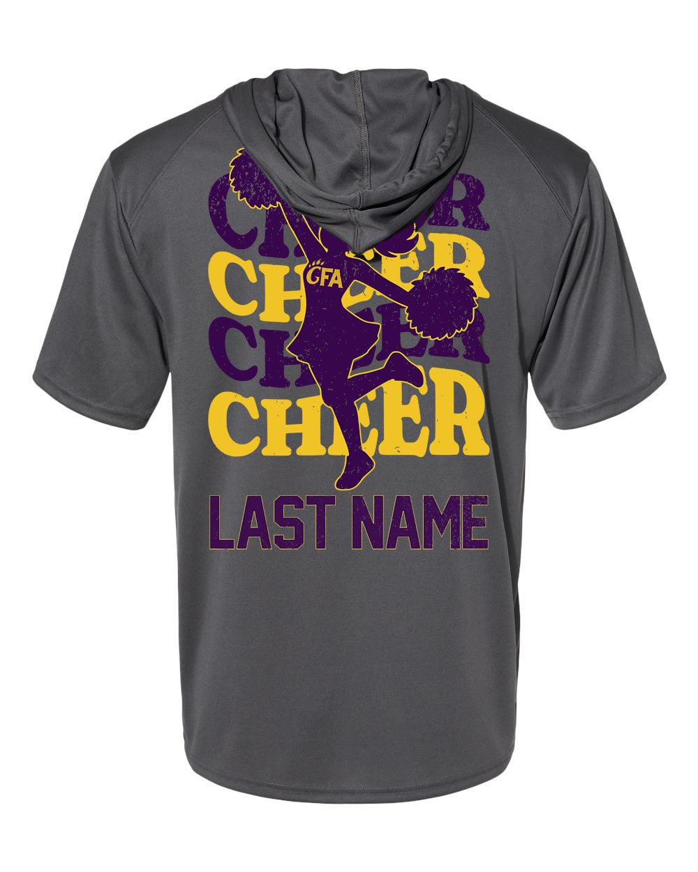 GFA Custom Cheer Performance Hooded T-Shirt - MAD Merch USA