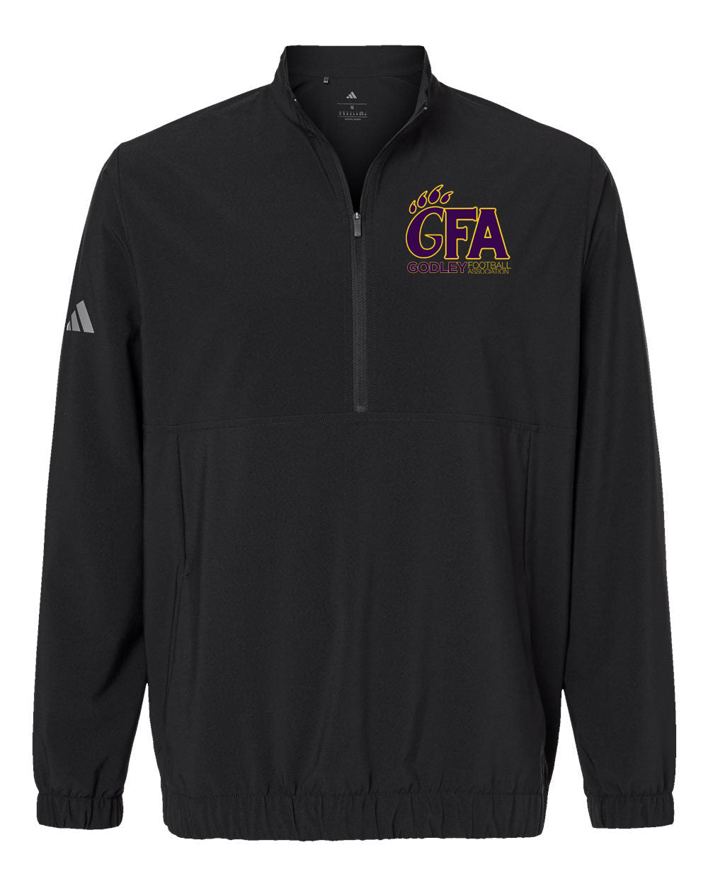 GFA Men's Adidas Stretch Woven Half-Zip Pullover - MAD Merch USA