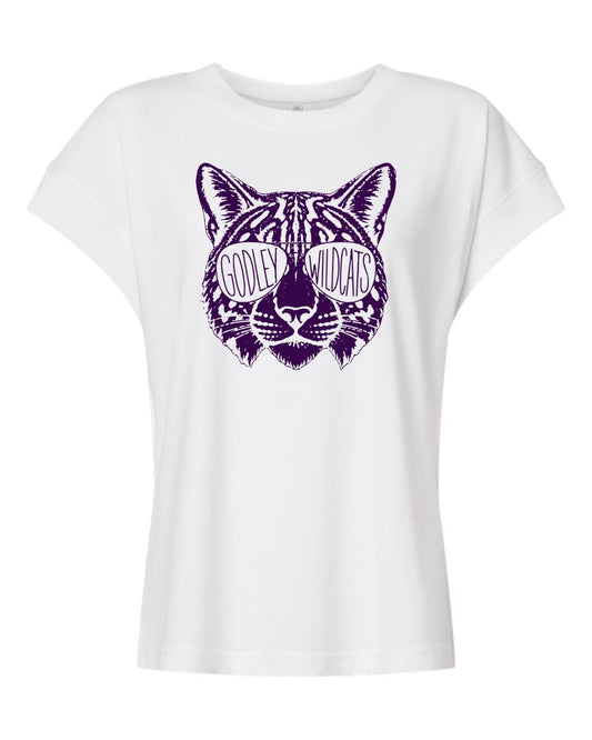 GFA Women's Game Day Wildcats Vintage Wash Tee - MAD Merch USA