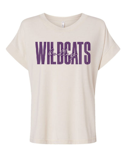 GFA Women's Wildcats Vintage Wash Tee - MAD Merch USA