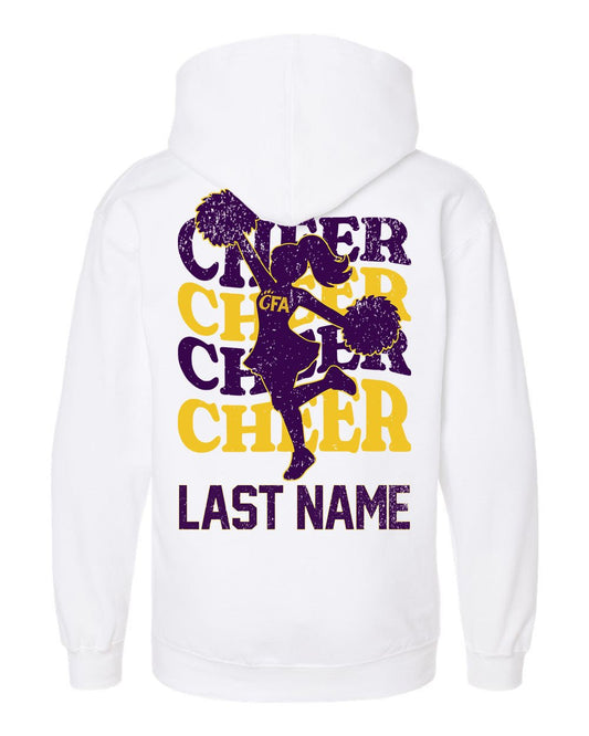 GFA Youth Personalized Cheer Hoodie - MAD Merch USA