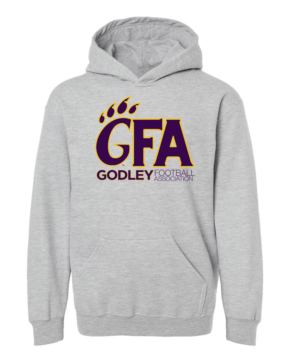 GFA Youth Personalized Hooded Sweatshirt – GFA Logo - MAD Merch USA