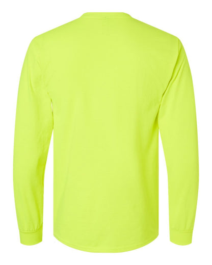 Gildan - Unisex Ultra Cotton® Long Sleeve Pocket T-Shirt - 2410 - MAD Merch USA
