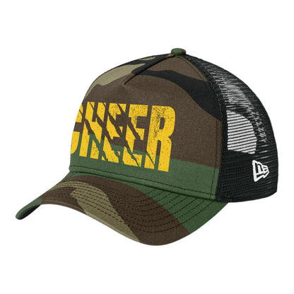 Godley GFA “CHEER” New Era Camo Trucker Cap - MAD Merch USA