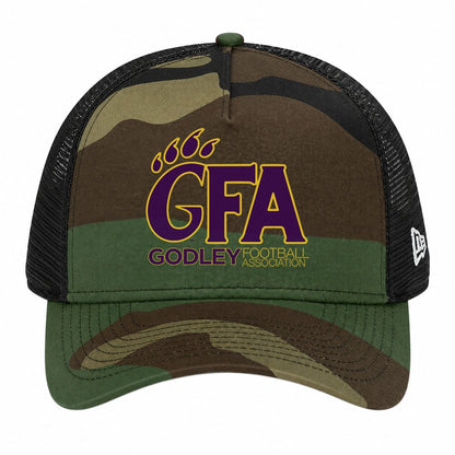 Godley GFA New Era Camo Trucker Cap - MAD Merch USA