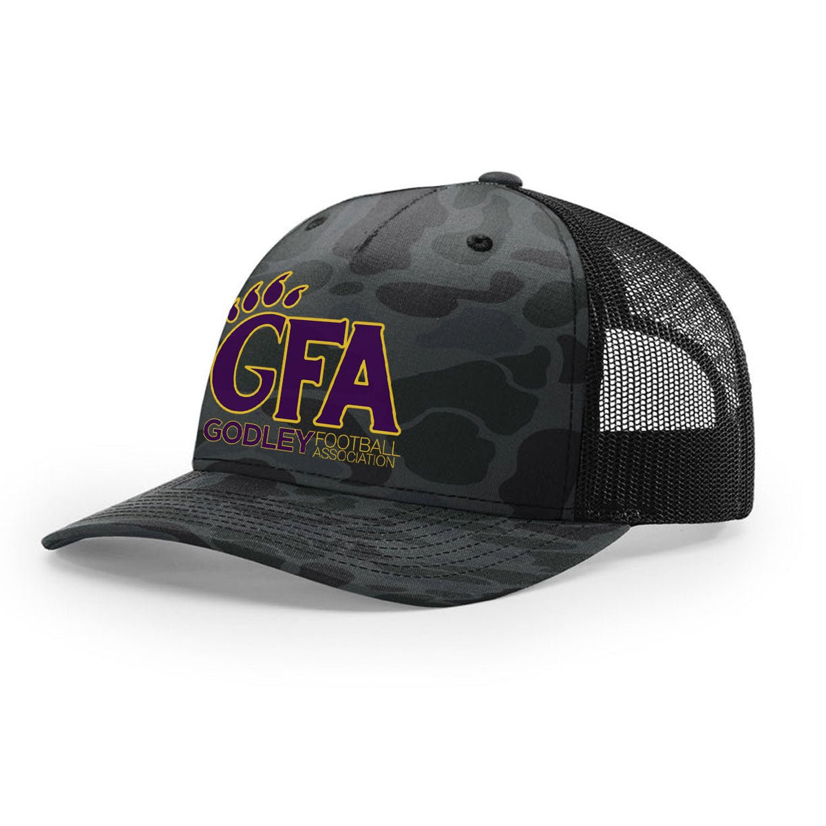 Godley GFA Richardson Camo Trucker Hat - MAD Merch USA