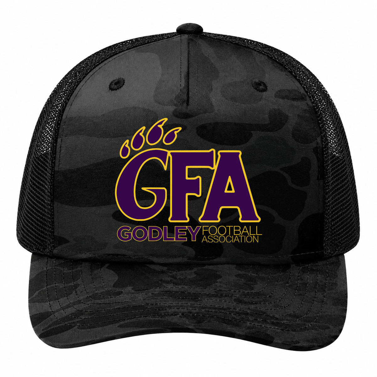 Godley GFA Richardson Camo Trucker Hat - MAD Merch USA