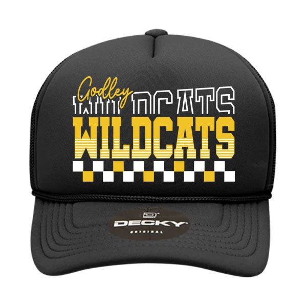 Godley Wildcats Youth Foam Trucker Hat - MAD Merch USA