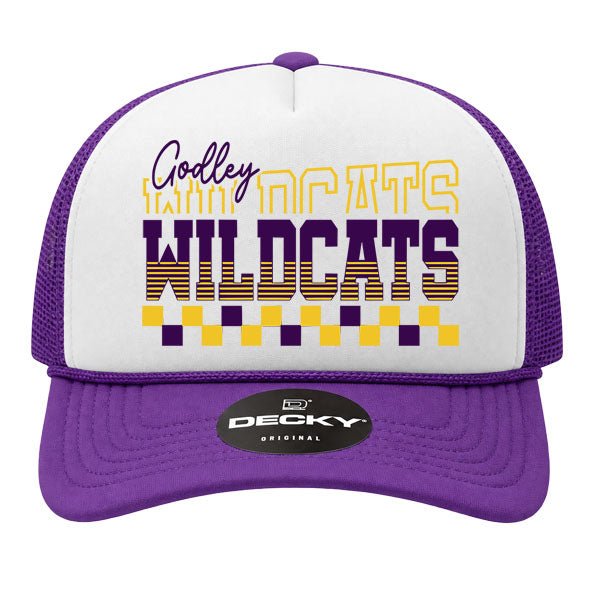 Godley Wildcats Youth Foam Trucker Hat - MAD Merch USA