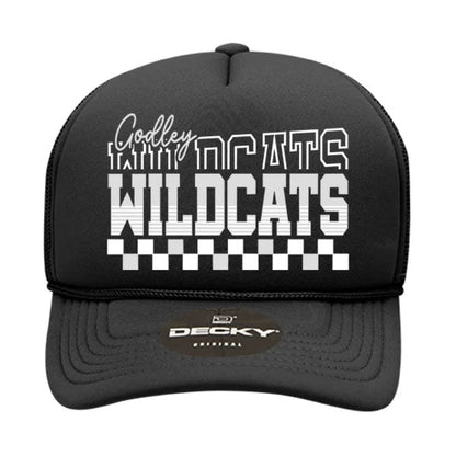 Godley Wildcats Youth Foam Trucker Hat - MAD Merch USA