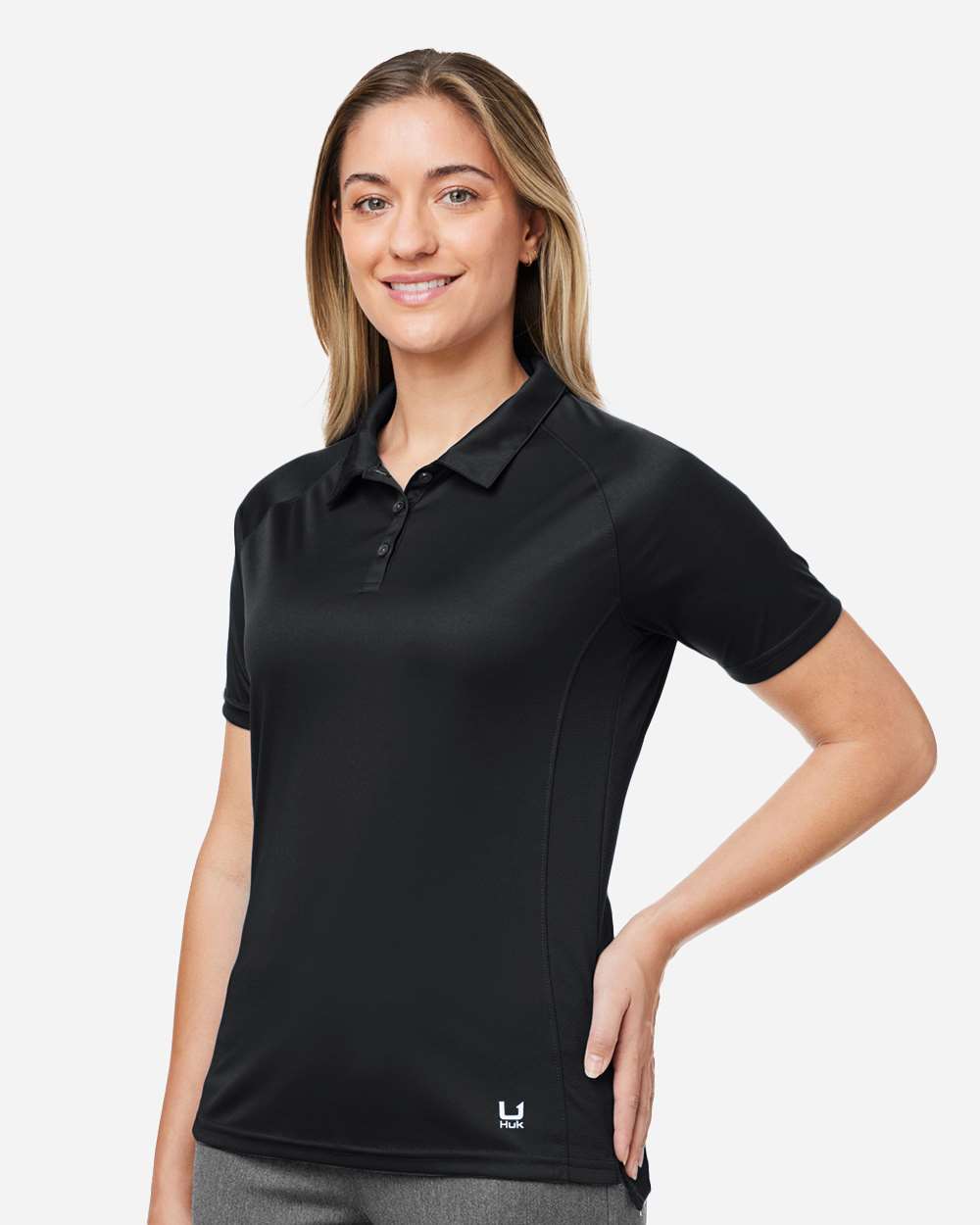 HUK - Women’s LoPro Solid Performance Polo - H612L03 - MAD Merch USA