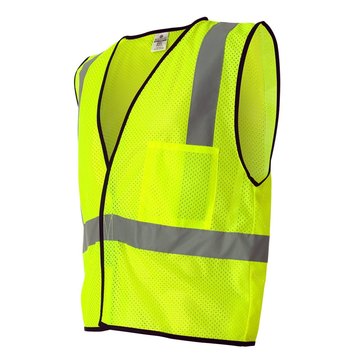 Kishigo - Unisex Economy Single Pocket Hook-and-Loop Mesh Vest - 1193-1194 - MAD Merch USA