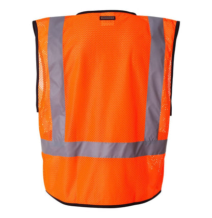 Kishigo - Unisex Economy Single Pocket Hook-and-Loop Mesh Vest - 1193-1194 - MAD Merch USA