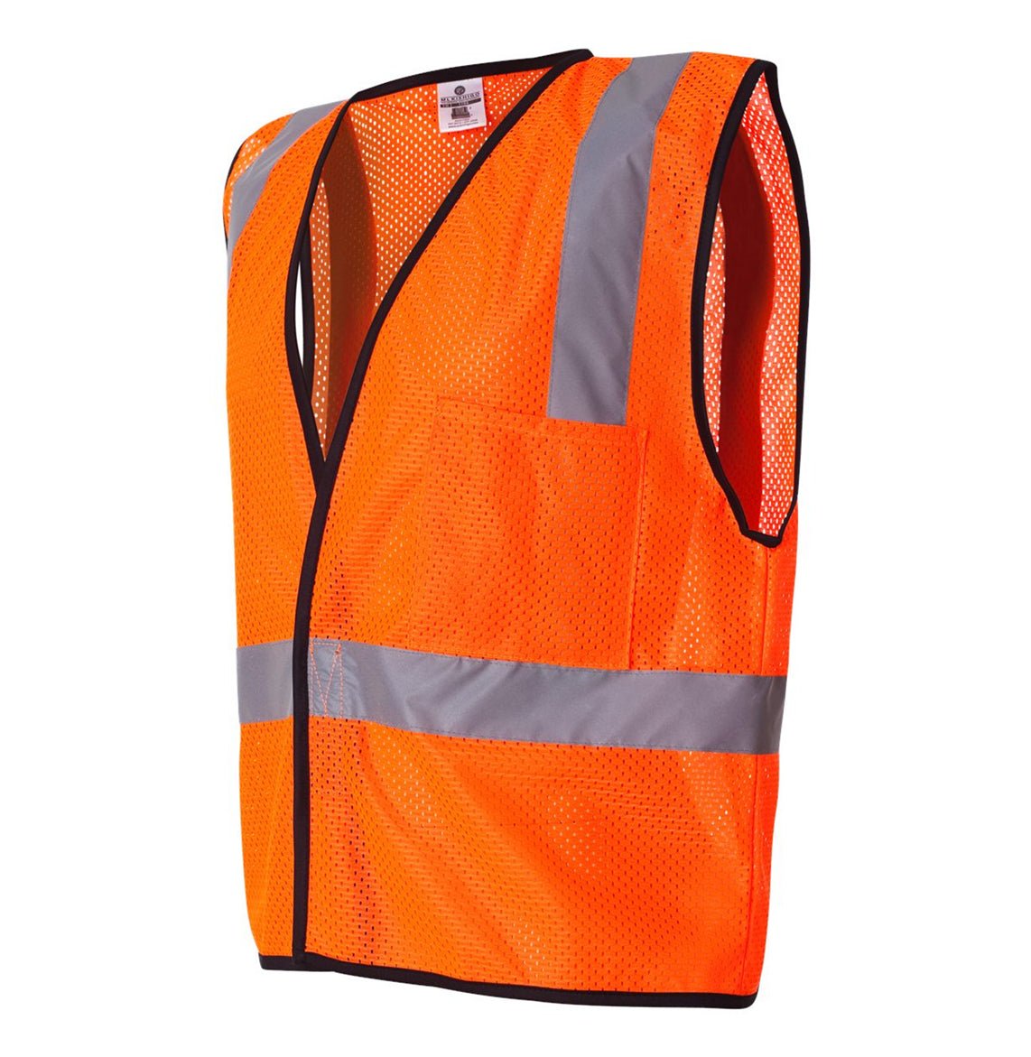Kishigo - Unisex Economy Single Pocket Hook-and-Loop Mesh Vest - 1193-1194 - MAD Merch USA