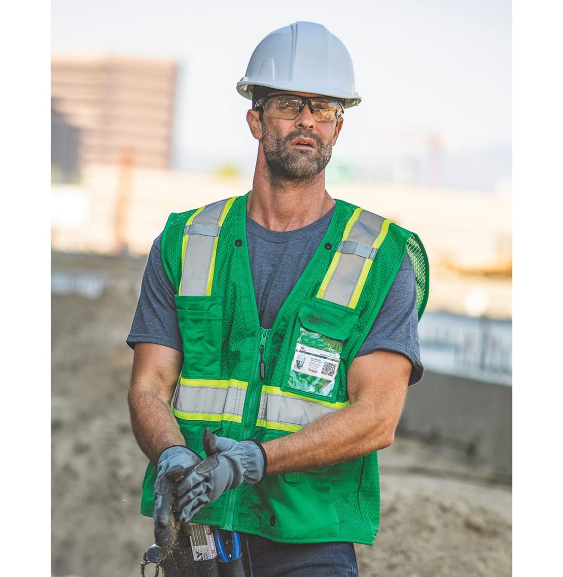 Kishigo - Unisex EV Series® Enhanced Visibility Multi-Pocket Mesh Vest - B100-111 - MAD Merch USA