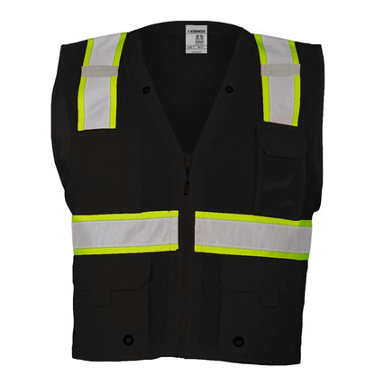 Kishigo - Unisex EV Series® Enhanced Visibility Multi-Pocket Mesh Vest - B100-111 - MAD Merch USA