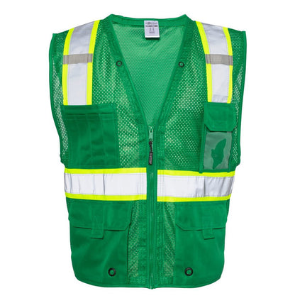 Kishigo - Unisex EV Series® Enhanced Visibility Multi-Pocket Mesh Vest - B100-111 - MAD Merch USA