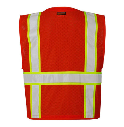 Kishigo - Unisex EV Series® Enhanced Visibility Multi-Pocket Mesh Vest - B100-111 - MAD Merch USA