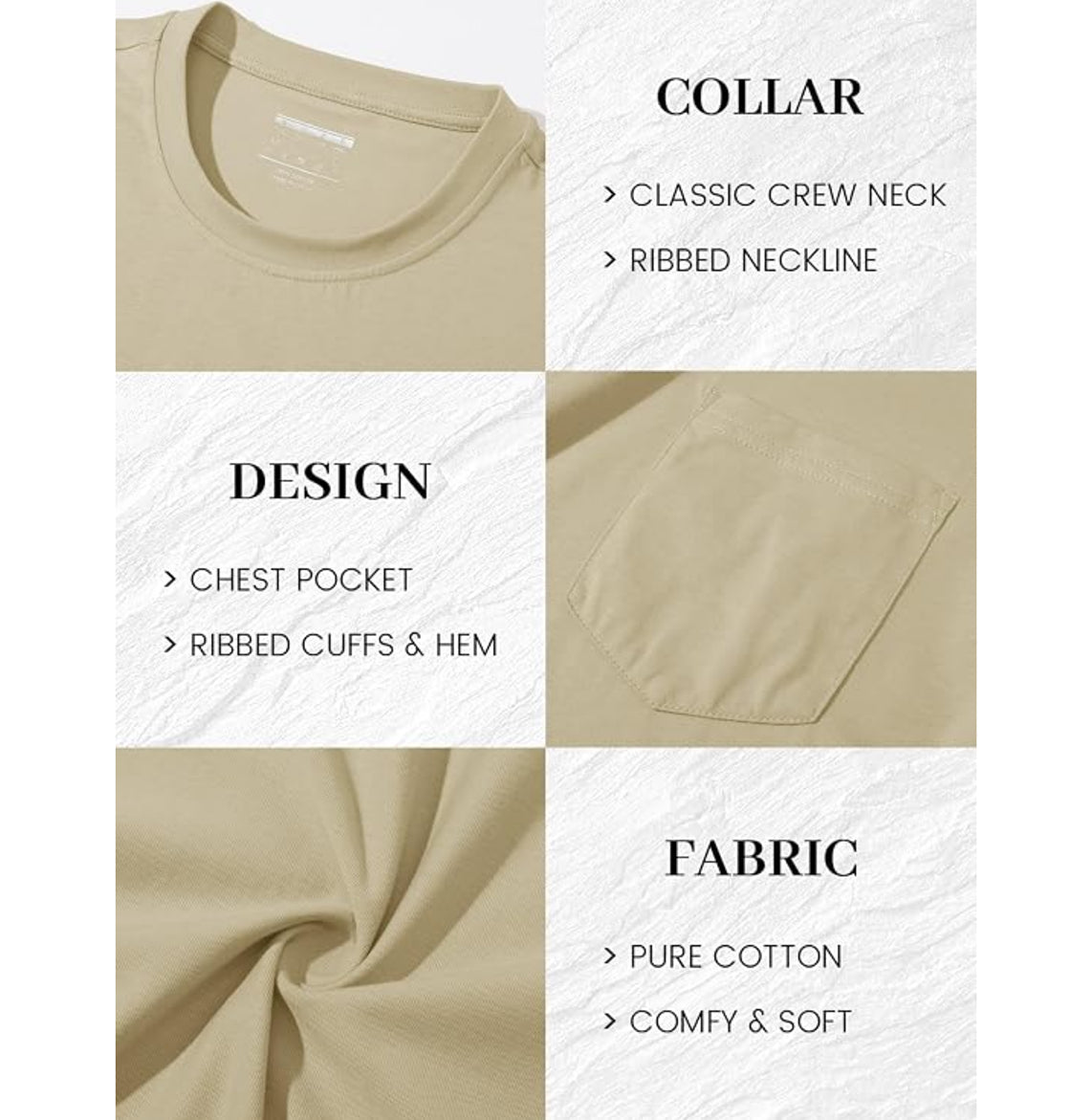 MAGCOMSEN - Men's Cotton Pocket T-Shirt - MAD Merch USA