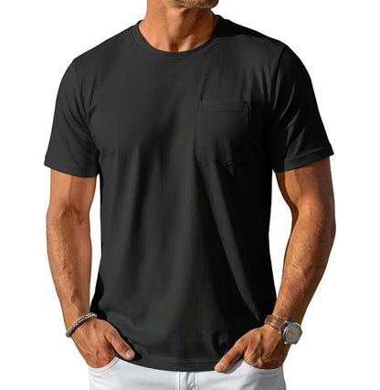 MAGCOMSEN - Men's Cotton Pocket T-Shirt - MAD Merch USA
