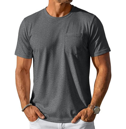 MAGCOMSEN - Men's Cotton Pocket T-Shirt - MAD Merch USA