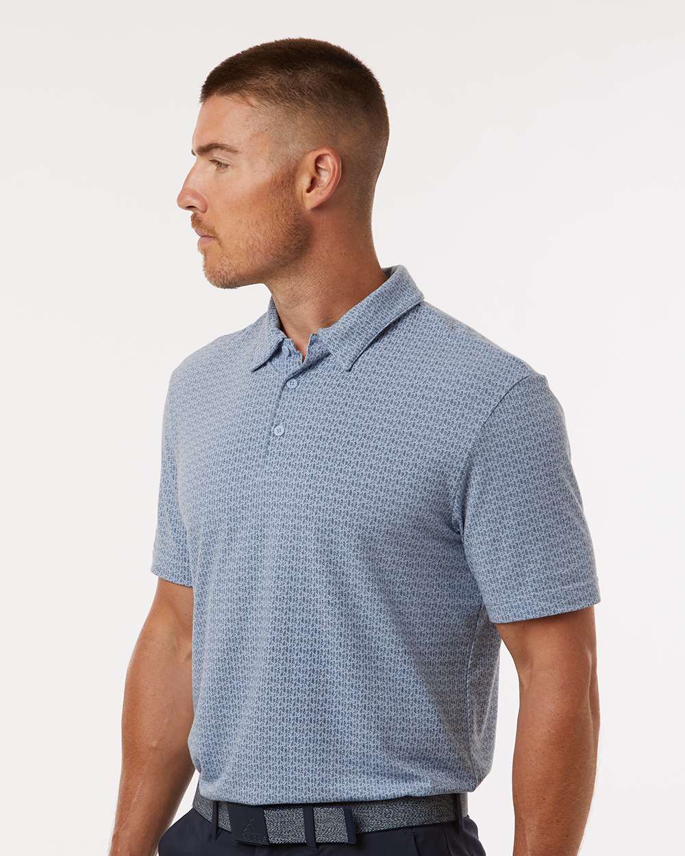 Men's Blended Printed Polo - A702 - MAD Merch USA