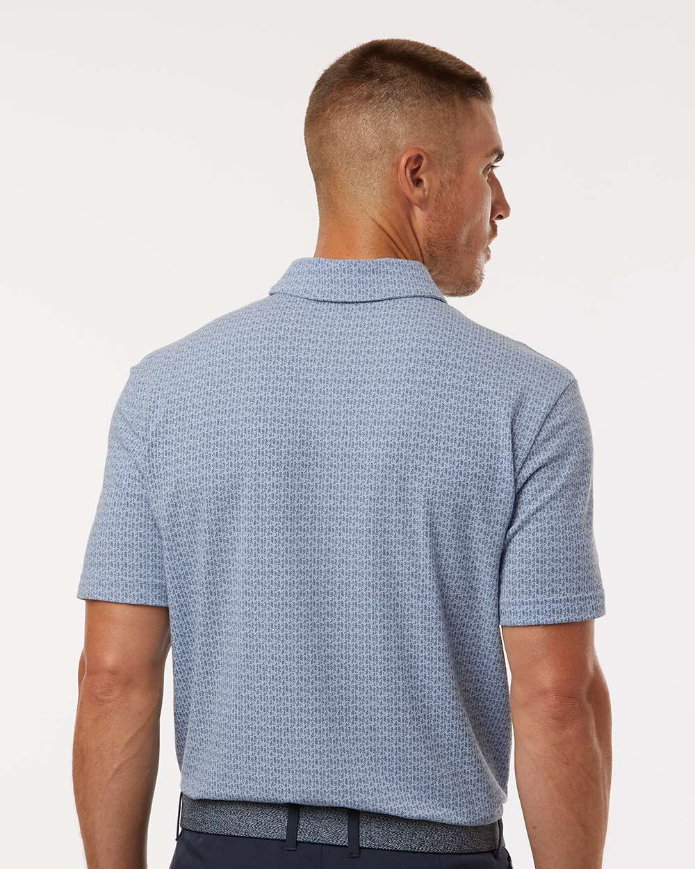 Men's Blended Printed Polo - A702 - MAD Merch USA