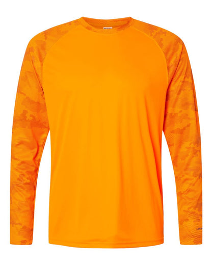 Paragon - Unisex Cayman Performance Camo Colorblocked Long Sleeve T-Shirt - 216 - MAD Merch USA
