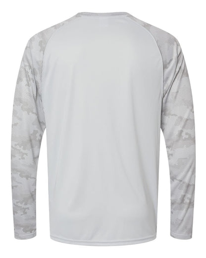 Paragon - Unisex Cayman Performance Camo Colorblocked Long Sleeve T-Shirt - 216 - MAD Merch USA