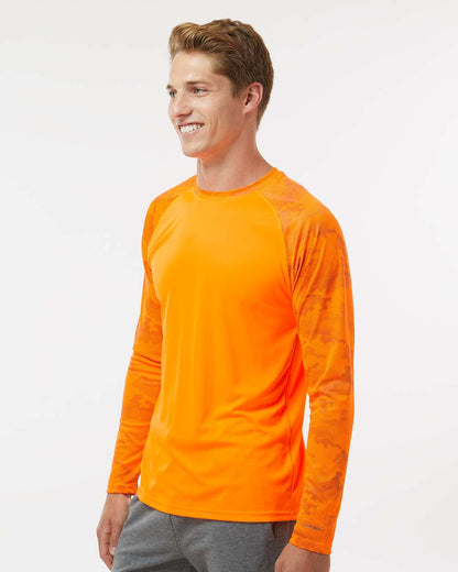 Paragon - Unisex Cayman Performance Camo Colorblocked Long Sleeve T-Shirt - 216 - MAD Merch USA