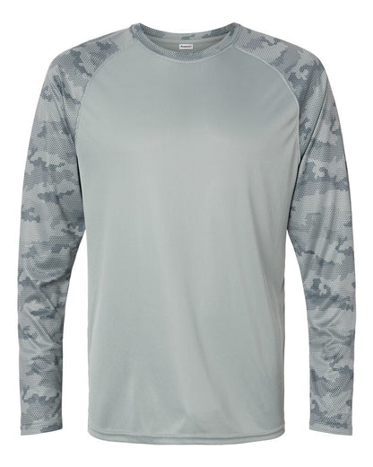 Paragon - Unisex Cayman Performance Camo Colorblocked Long Sleeve T-Shirt - 216 - MAD Merch USA