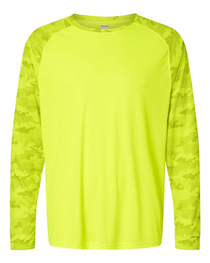 Paragon - Unisex Cayman Performance Camo Colorblocked Long Sleeve T-Shirt - 216 - MAD Merch USA