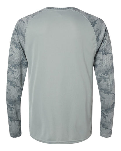 Paragon - Unisex Cayman Performance Camo Colorblocked Long Sleeve T-Shirt - 216 - MAD Merch USA