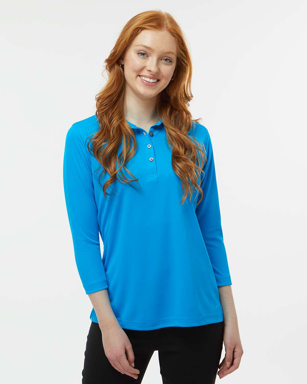 Paragon - Women's Lady Palm Three-Quarter Sleeve Polo - 120 - MAD Merch USA