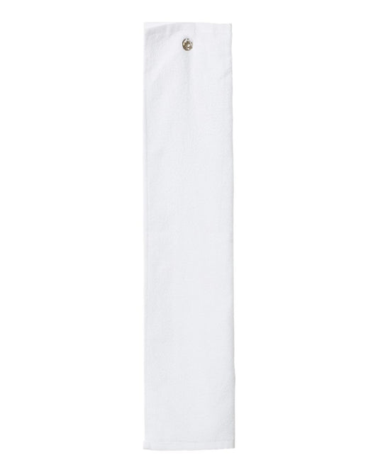 Premium Cotton Velour Golf Towel | Trifold Golf Towel with Grommet & Hook - MAD Merch USA