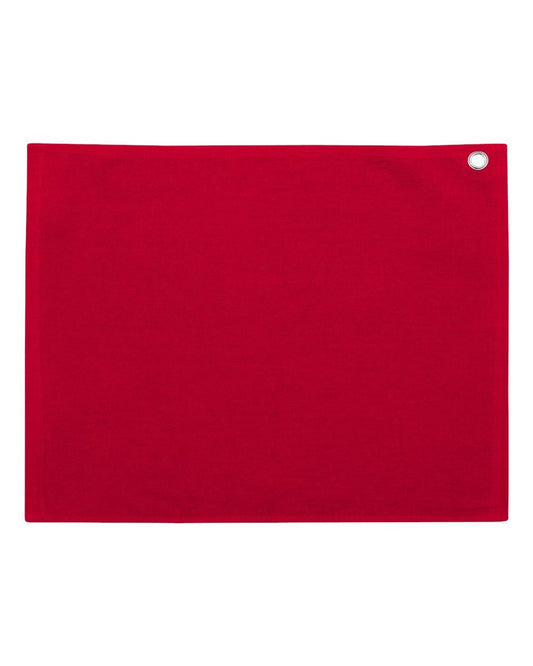 Premium Cotton Velour Utility Towel | Velour Hemmed Towel with Grommet & Hook - MAD Merch USA