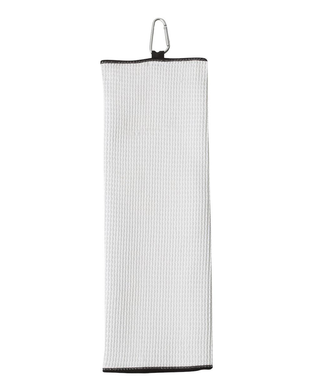 Premium Waffle Microfiber Fairway Golf Towel | Custom Full-Color DTF Printed Golf Towel with Carabiner - MAD Merch USA